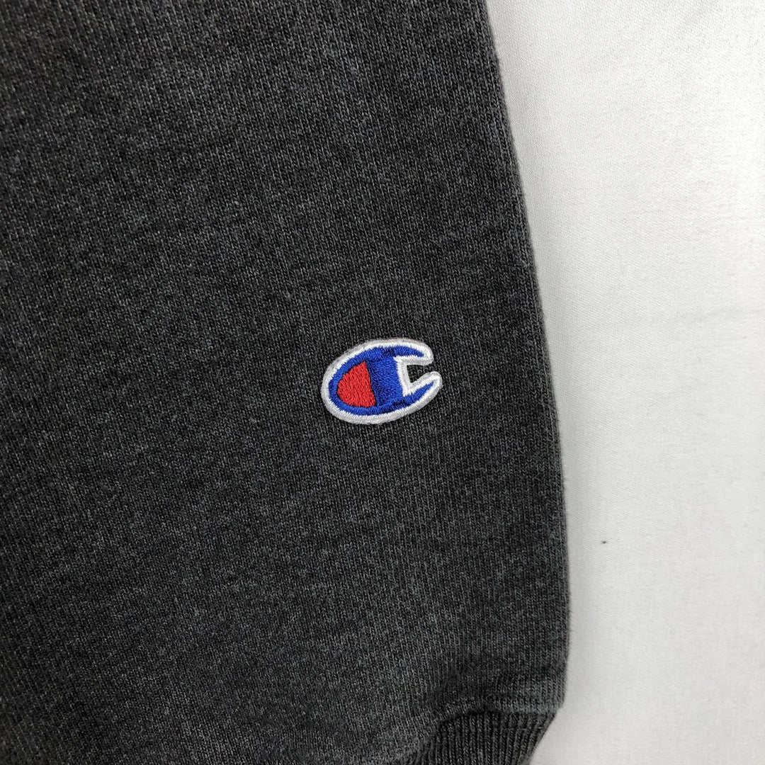 Champion REVERSE WEAVE Reverse Weave Printed Sweatshirt Trainer Men's M size cotton Charcoal Vintage Second Hand