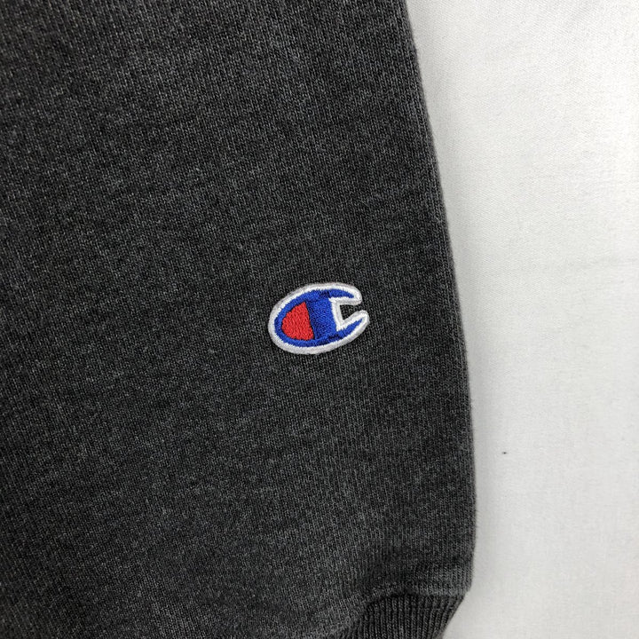 Champion REVERSE WEAVE Reverse Weave Printed Sweatshirt Trainer Men's M size cotton Charcoal Vintage Second Hand