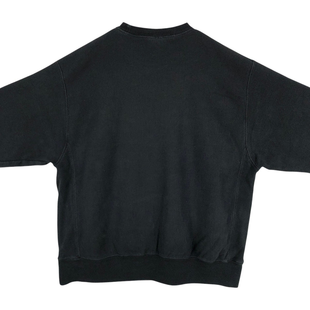 Champion REVERSE WEAVE Reverse Weave One-Point Logo Sweatshirt, Men's XL cotton black type Vintage Second Hand