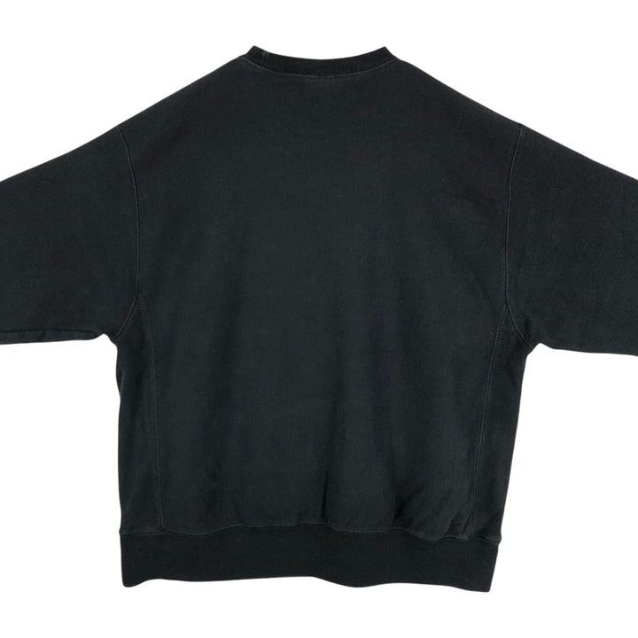 Champion REVERSE WEAVE Reverse Weave One-Point Logo Sweatshirt, Men's XL cotton black type Vintage Second Hand
