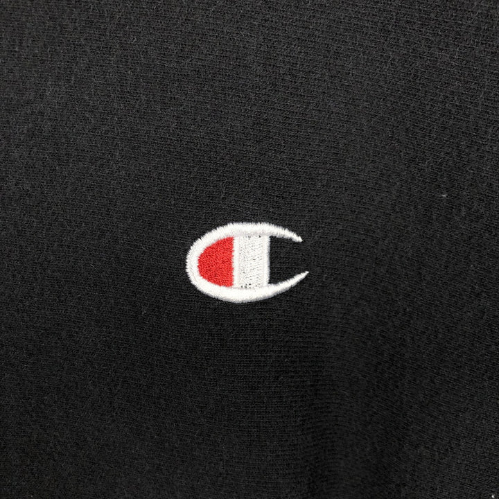 Champion REVERSE WEAVE Reverse Weave One-Point Logo Sweatshirt, Men's XL cotton black type Vintage Second Hand