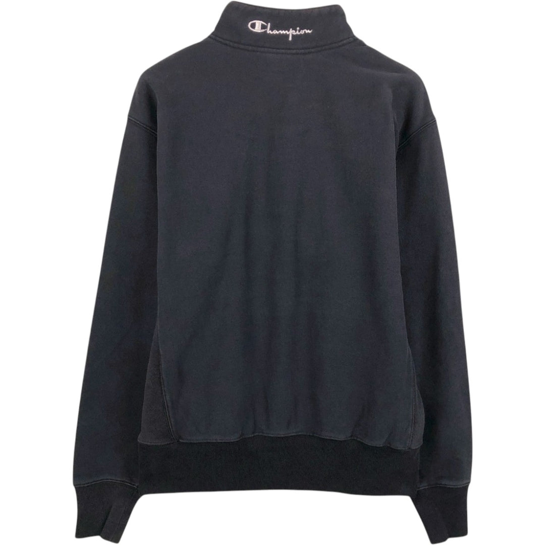 2000'S Champion Reverse Weave One-Point Logo Sweatshirt, Men's Size L cotton black type Vintage Second Hand