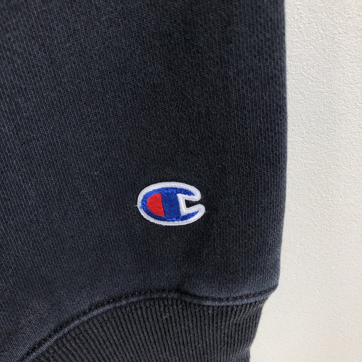 2000'S Champion Reverse Weave One-Point Logo Sweatshirt, Men's Size L cotton black type Vintage Second Hand