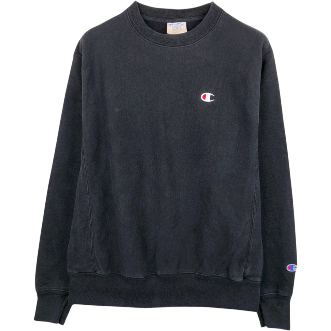 Champion REVERSE WEAVE Reverse Weave One Point Logo Sweatshirt Trainer Men's M cotton black type Vintage Second Hand