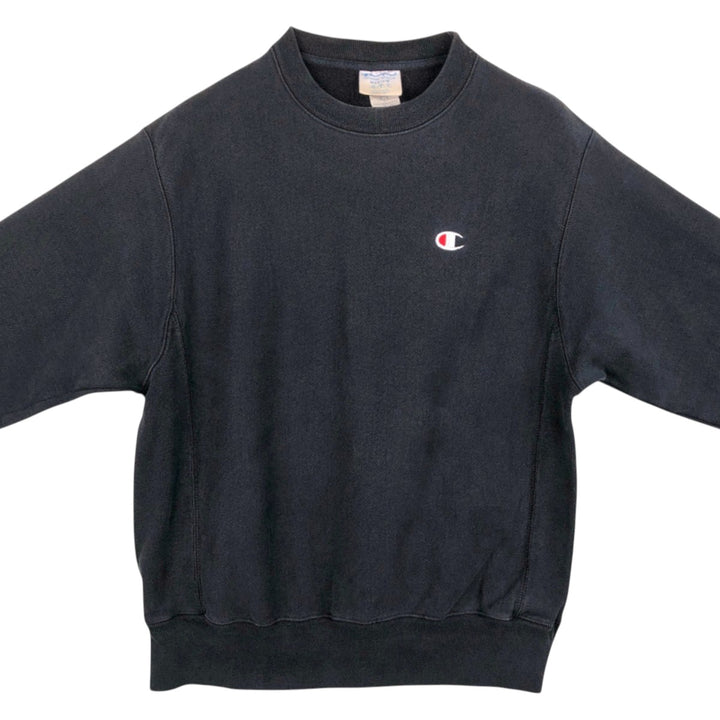 Champion REVERSE WEAVE Reverse Weave One Point Logo Sweatshirt Trainer Men's M cotton black type Vintage Second Hand