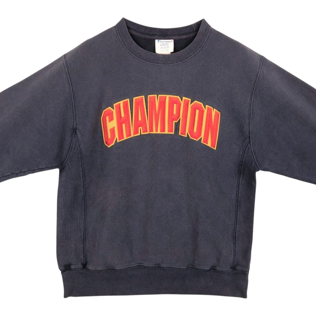 2000'S Champion Reverse Weave Sweatshirt (Men's Size M) cotton black type Vintage Second Hand