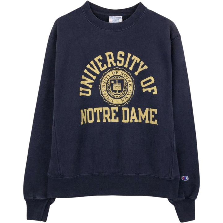 2000'S Champion Reverse Weave Print College Sweatshirt (Men's Size M) cotton black type Vintage Second Hand
