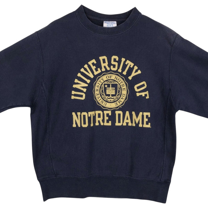2000'S Champion Reverse Weave Print College Sweatshirt (Men's Size M) cotton black type Vintage Second Hand