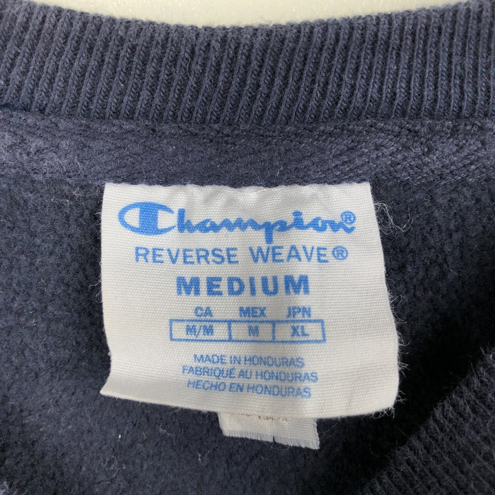 2000'S Champion Reverse Weave Print College Sweatshirt (Men's Size M) cotton black type Vintage Second Hand