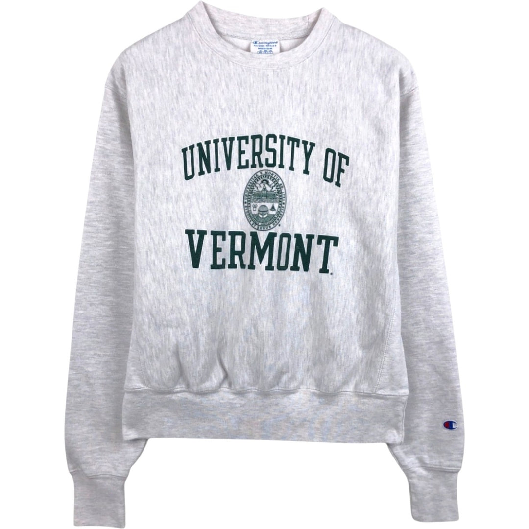 2000'S Champion Reverse Weave College Sweatshirt, Men's Size M (approx.), Triple Print cotton gray type Vintage Second Hand