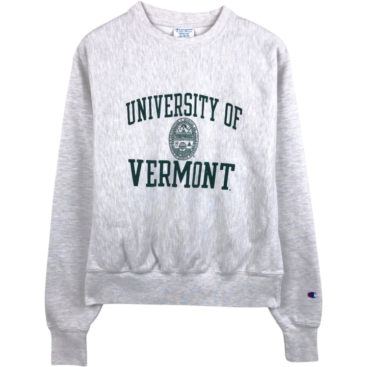 2000'S Champion Reverse Weave College Sweatshirt, Men's Size M (approx.), Triple Print cotton gray type Vintage Second Hand