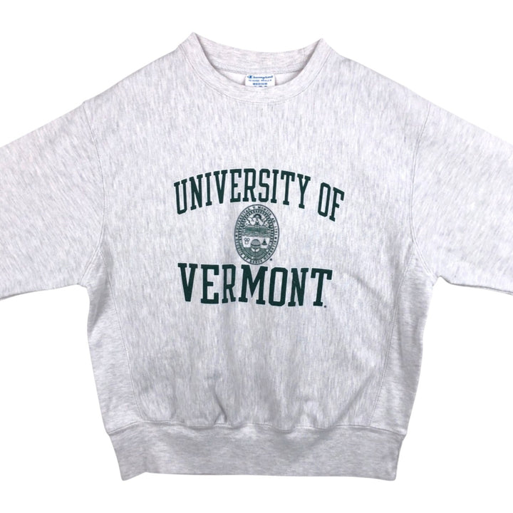 2000'S Champion Reverse Weave College Sweatshirt, Men's Size M (approx.), Triple Print cotton gray type Vintage Second Hand
