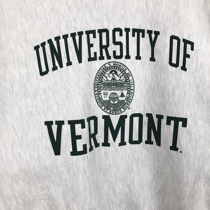 2000'S Champion Reverse Weave College Sweatshirt, Men's Size M (approx.), Triple Print cotton gray type Vintage Second Hand