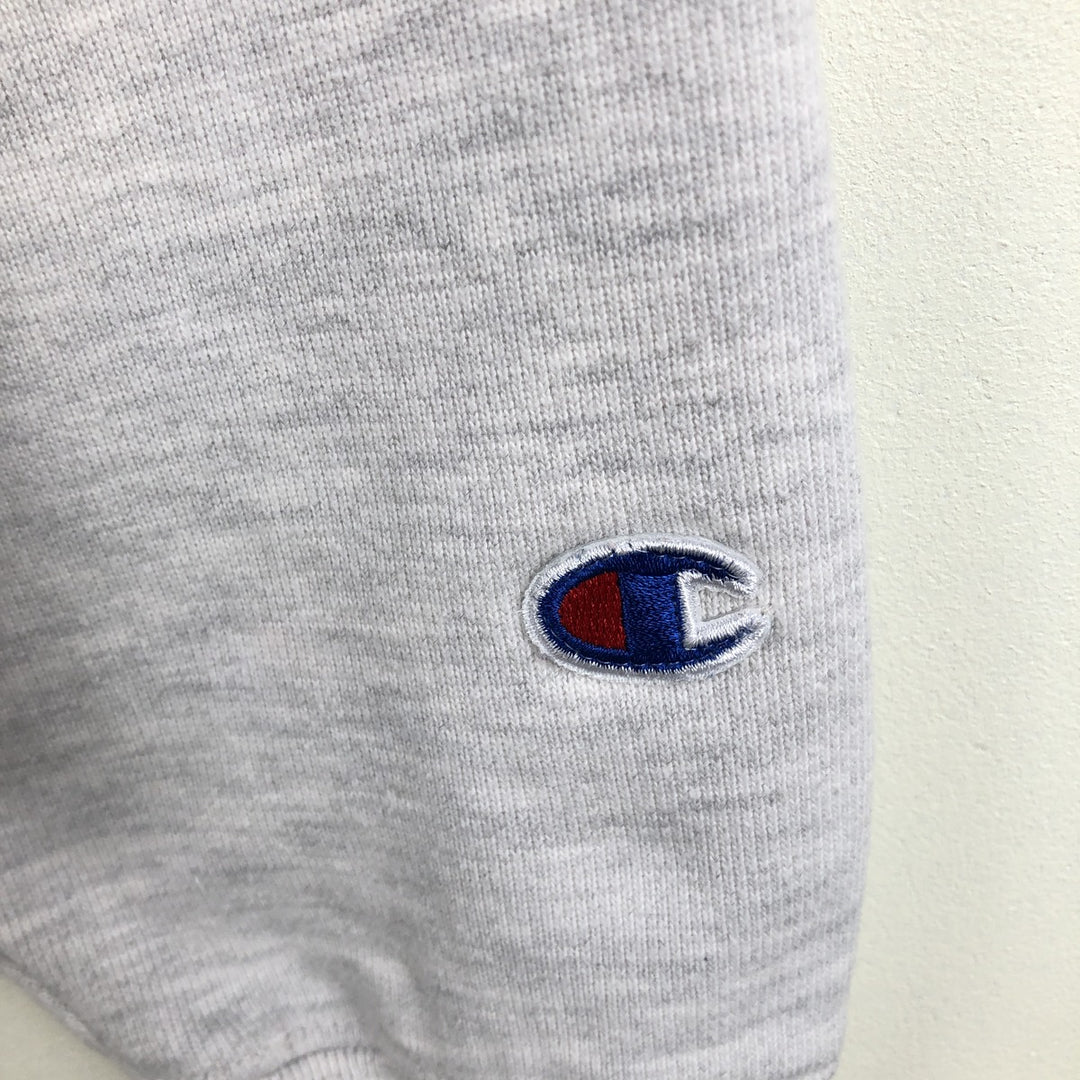 2000'S Champion Reverse Weave College Sweatshirt, Men's Size M (approx.), Triple Print cotton gray type Vintage Second Hand