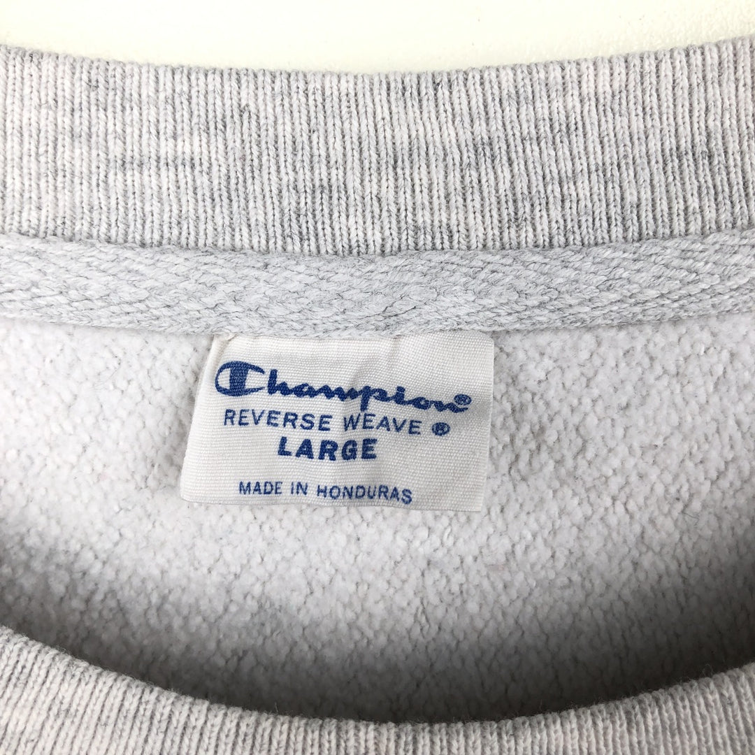 Champion Reverse Weave College Sweatshirt (Men's Size L) unclear gray type Vintage Second Hand