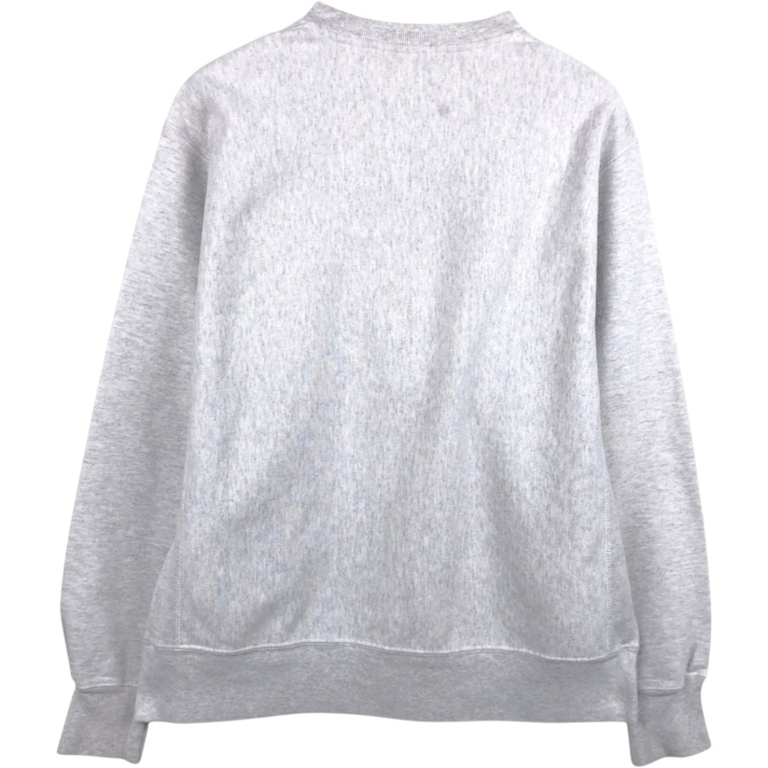 2000'S Champion Reverse Weave College Sweatshirt, Men's Size L (approx.), Triple Print unclear gray type Vintage Second Hand