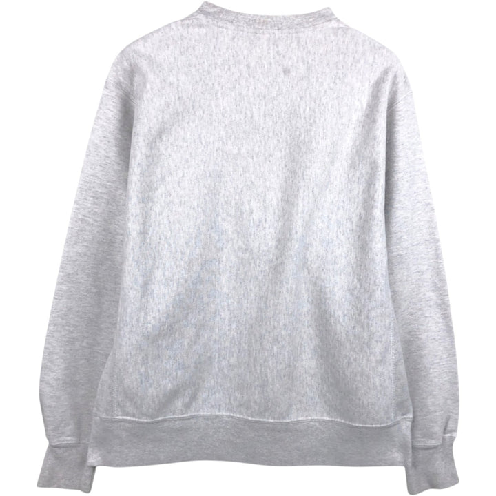 2000'S Champion Reverse Weave College Sweatshirt, Men's Size L (approx.), Triple Print unclear gray type Vintage Second Hand