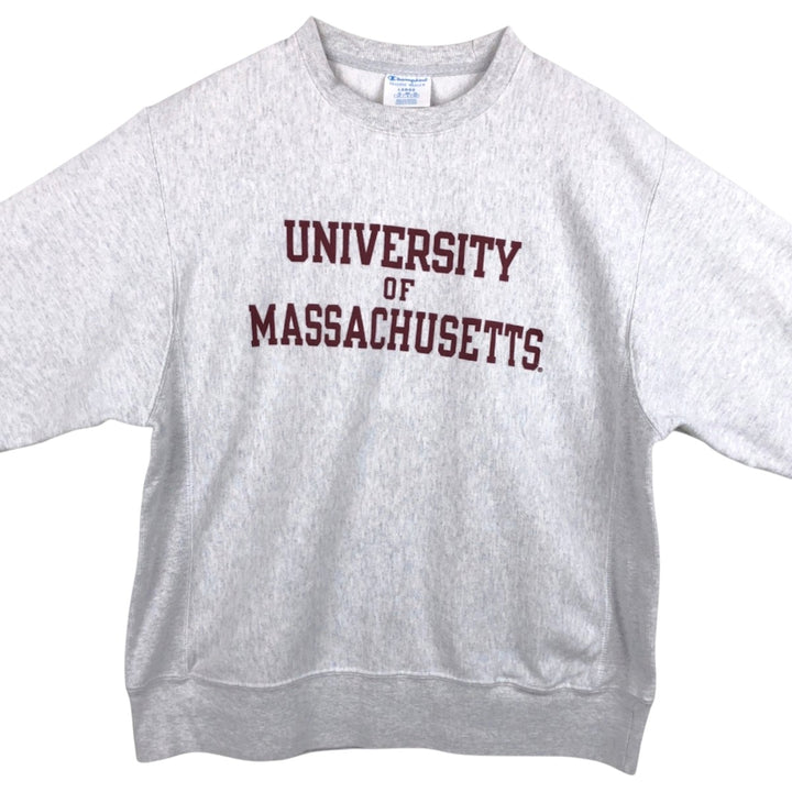 2000'S Champion Reverse Weave College Sweatshirt, Men's Size L (approx.), Triple Print unclear gray type Vintage Second Hand