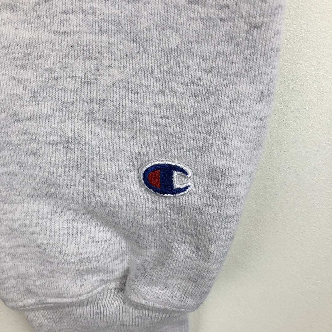 2000'S Champion Reverse Weave College Sweatshirt, Men's Size L (approx.), Triple Print unclear gray type Vintage Second Hand