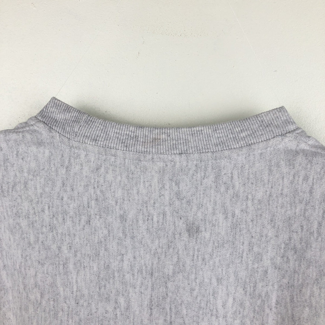 2000'S Champion Reverse Weave College Sweatshirt, Men's Size L (approx.), Triple Print unclear gray type Vintage Second Hand