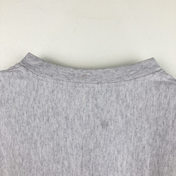2000'S Champion Reverse Weave College Sweatshirt, Men's Size L (approx.), Triple Print unclear gray type Vintage Second Hand