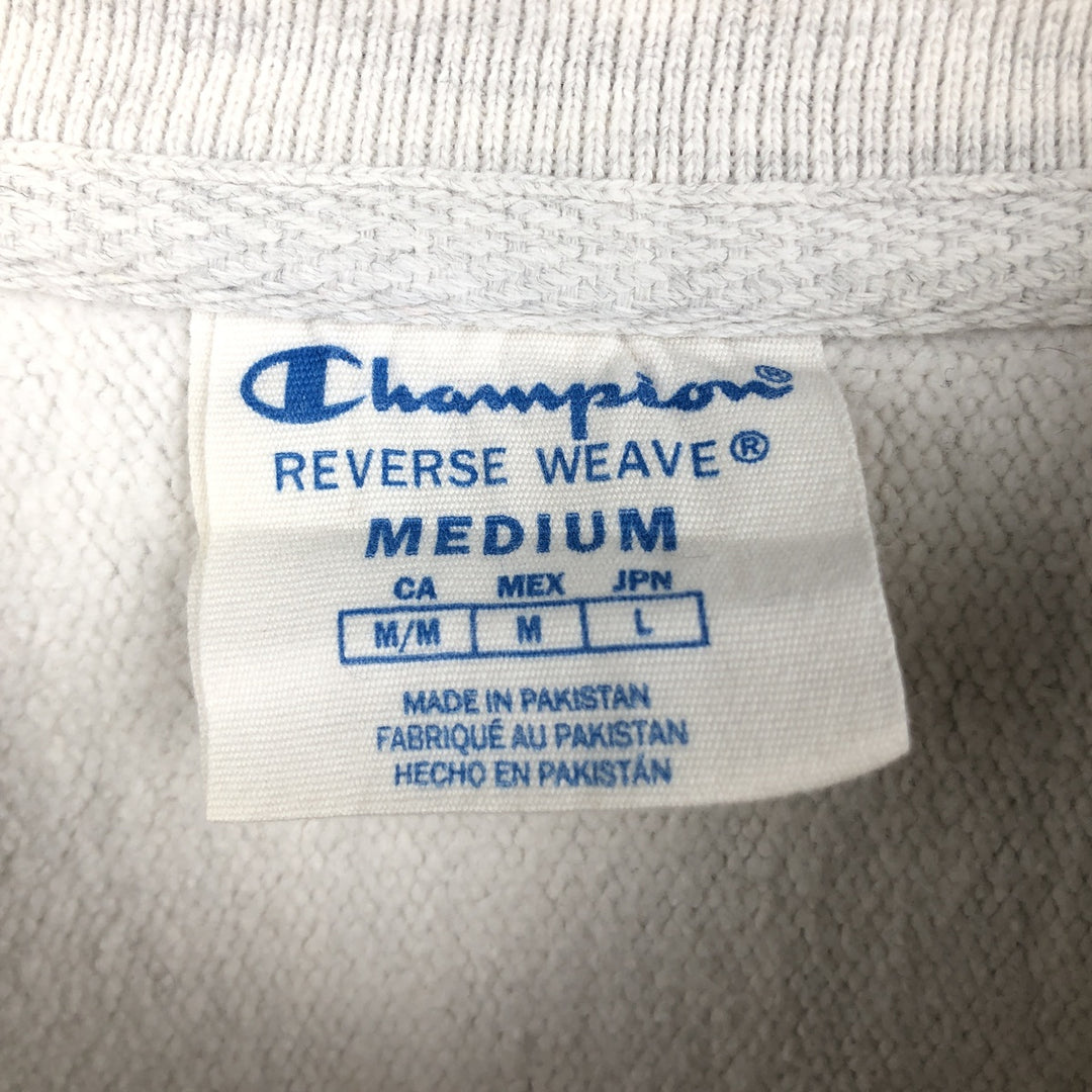 2000'S Champion Reverse Weave College Sweatshirt, Men's Size Medium unclear gray type Vintage Second Hand