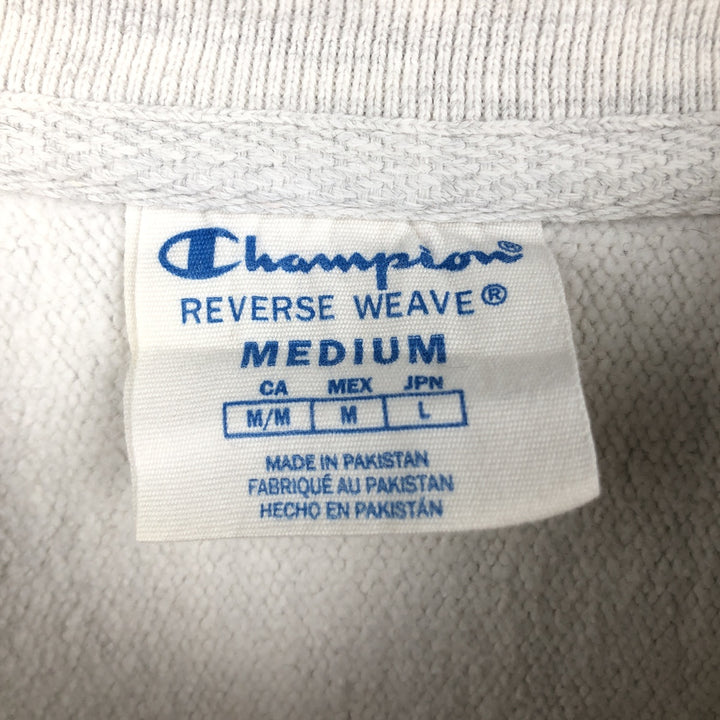 2000'S Champion Reverse Weave College Sweatshirt, Men's Size Medium unclear gray type Vintage Second Hand