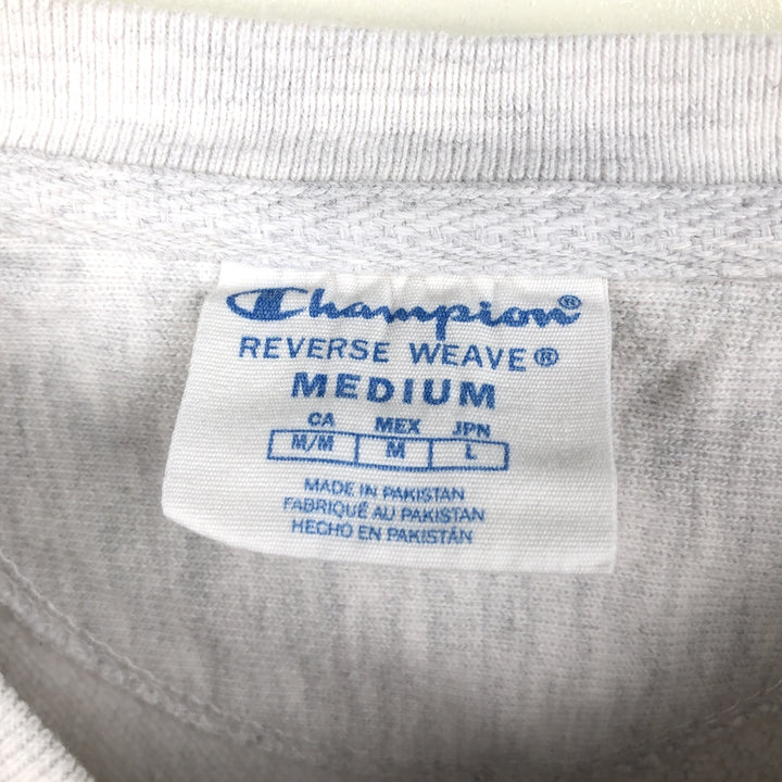 2000'S Champion Reverse Weave College Sweatshirt, Men's Size Medium cotton gray type Vintage Second Hand