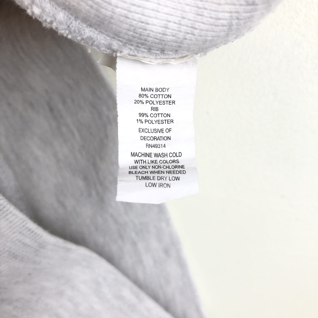 2000'S Champion Reverse Weave College Sweatshirt, Men's Size Medium cotton gray type Vintage Second Hand