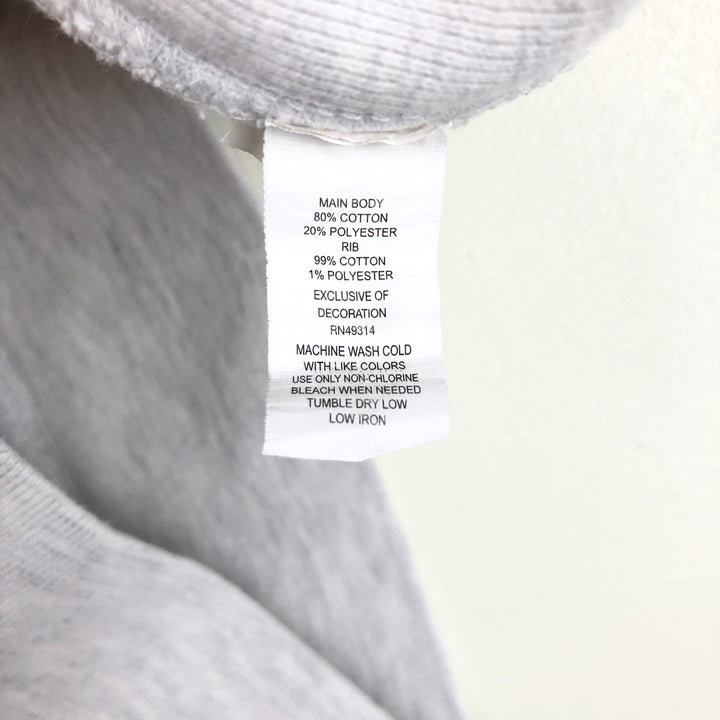 2000'S Champion Reverse Weave College Sweatshirt, Men's Size Medium cotton gray type Vintage Second Hand