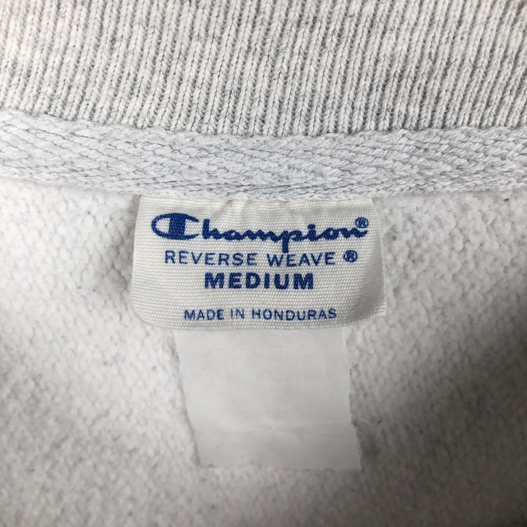 Champion Reverse Weave Printed Sweatshirt, Men's Size M (approx.), Triple Print unclear gray type Vintage Second Hand
