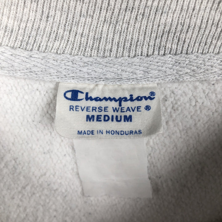 Champion Reverse Weave Printed Sweatshirt, Men's Size M (approx.), Triple Print unclear gray type Vintage Second Hand