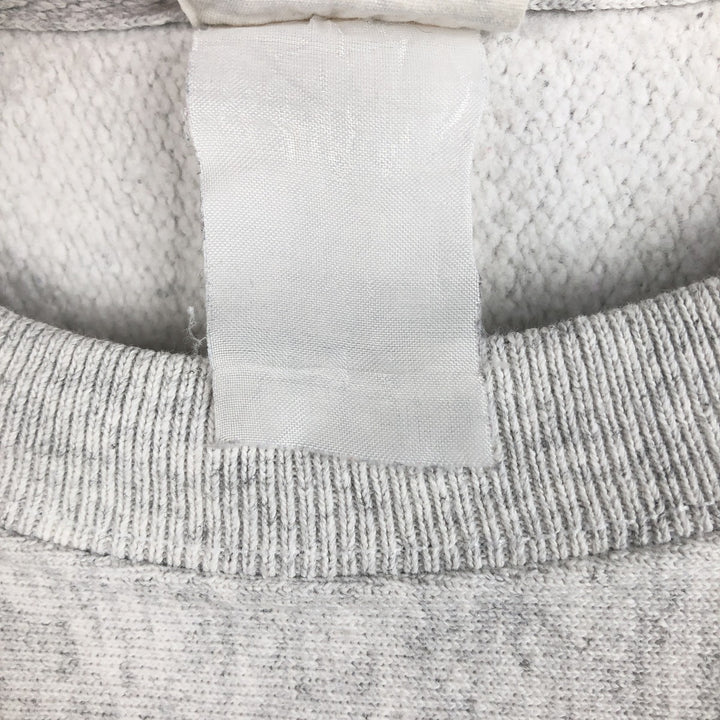 Champion Reverse Weave Printed Sweatshirt, Men's Size M (approx.), Triple Print unclear gray type Vintage Second Hand