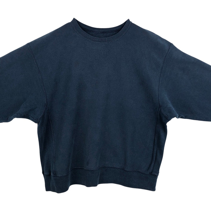 2000'S Champion Premium Reverse Weave Blank Sweatshirt, Men's Size XL unclear navy blue type Vintage Second Hand