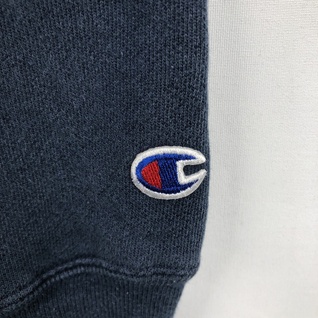 2000'S Champion Premium Reverse Weave Blank Sweatshirt, Men's Size XL unclear navy blue type Vintage Second Hand