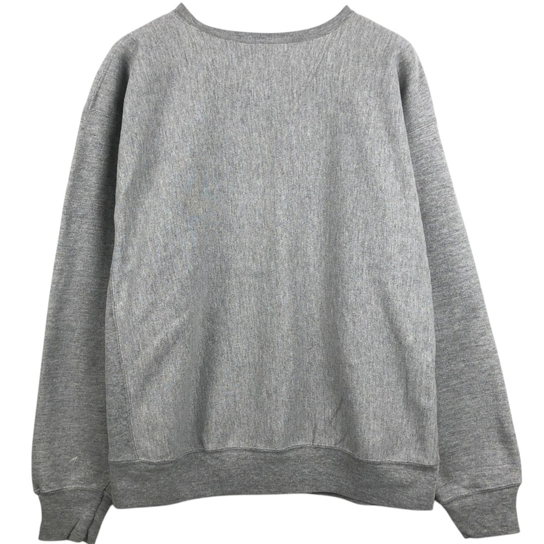 00'S Champion Premium Reverse Weave Advertising Sweatshirt Trainer Men's XL unclear gray type Vintage Second Hand