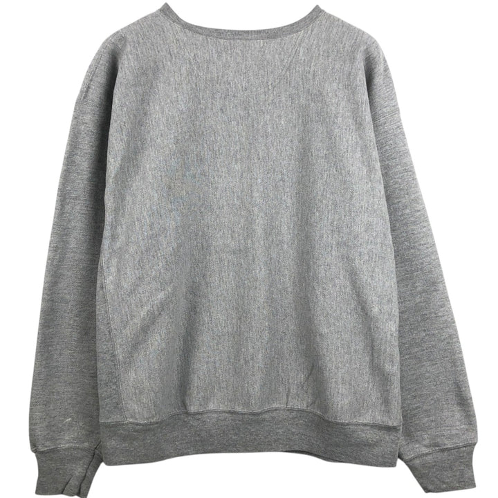 00'S Champion Premium Reverse Weave Advertising Sweatshirt Trainer Men's XL unclear gray type Vintage Second Hand