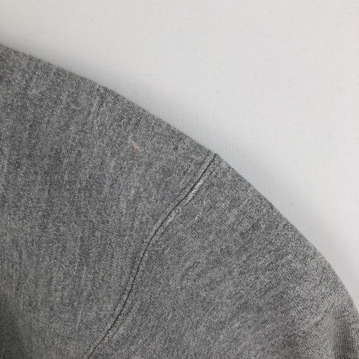 00'S Champion Premium Reverse Weave Advertising Sweatshirt Trainer Men's XL unclear gray type Vintage Second Hand