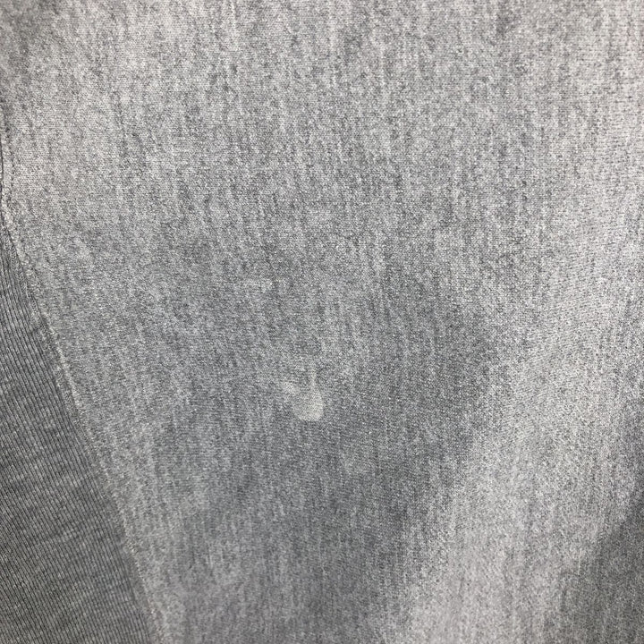 00'S Champion Premium Reverse Weave Advertising Sweatshirt Trainer Men's XL unclear gray type Vintage Second Hand