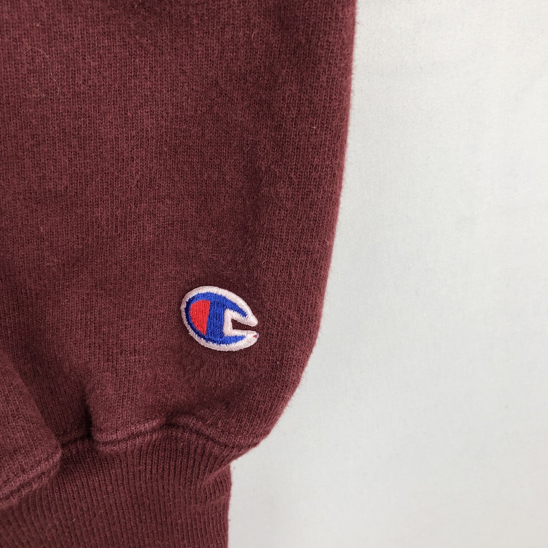 90'S Champion Reverse Weave Brown University College Sweatshirt, Made in USA, Men's XXL equivalent. cotton burgundy type Vintage Second Hand