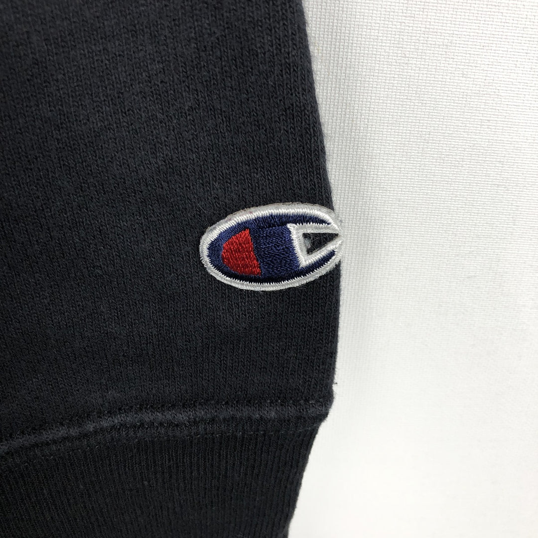 2000'S Champion Premium Reverse Weave One-Point Logo Sweatshirt (Men's Size M) cotton black type Vintage Second Hand