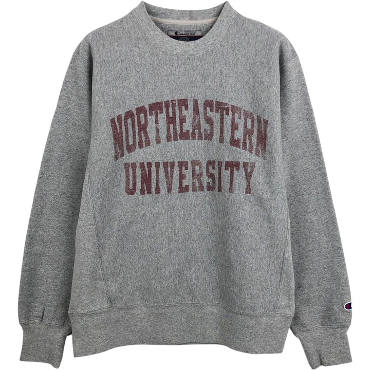 2000'S Champion Original Reverse Weave College Sweatshirt, Men's Size Small cotton gray type Vintage Second Hand