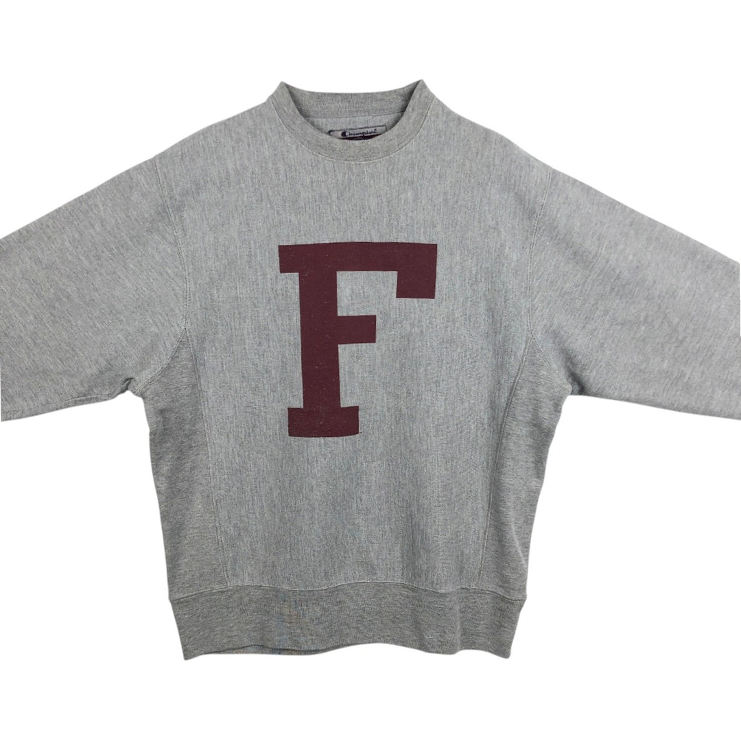 2000'S Champion Original Reverse Weave Sweatshirt (Men's Size S) cotton gray type Vintage Second Hand