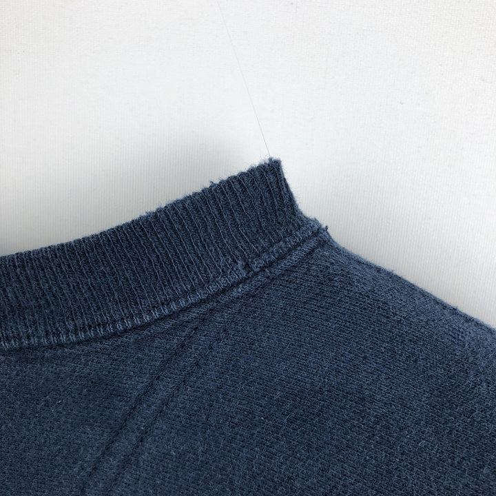 2000'S Champion Premium Reverse Weave Triple Print College Sweatshirt (Men's XL equivalent) unclear navy blue type Vintage Second Hand