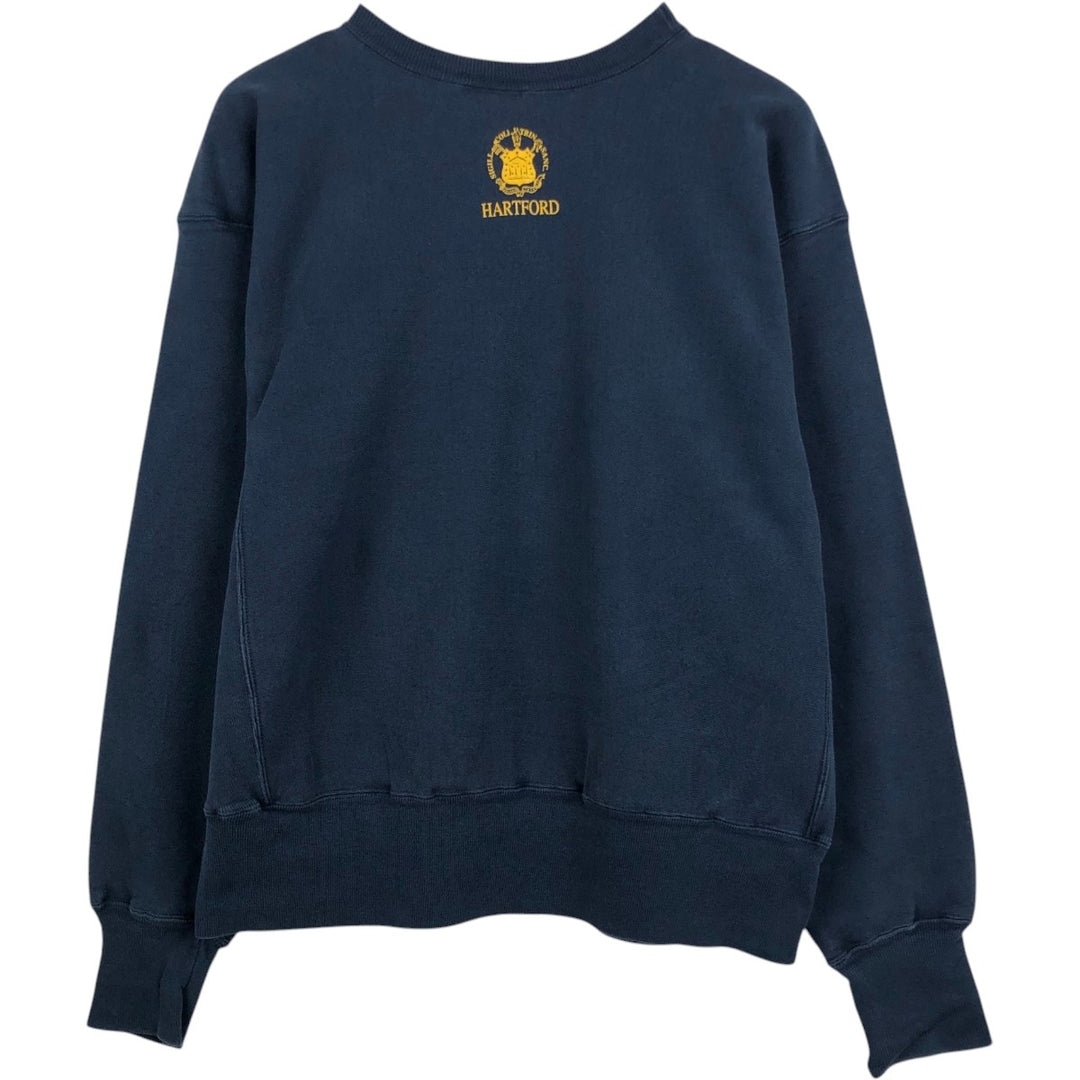 00'S Champion REVERSE WEAVE Reverse Weave College Sweatshirt Trainer Men's L size cotton navy blue type Vintage Second Hand