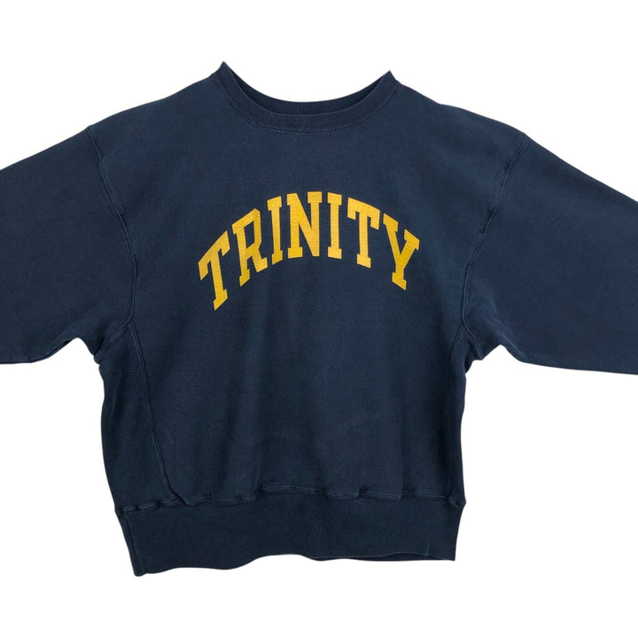 00'S Champion REVERSE WEAVE Reverse Weave College Sweatshirt Trainer Men's L size cotton navy blue type Vintage Second Hand