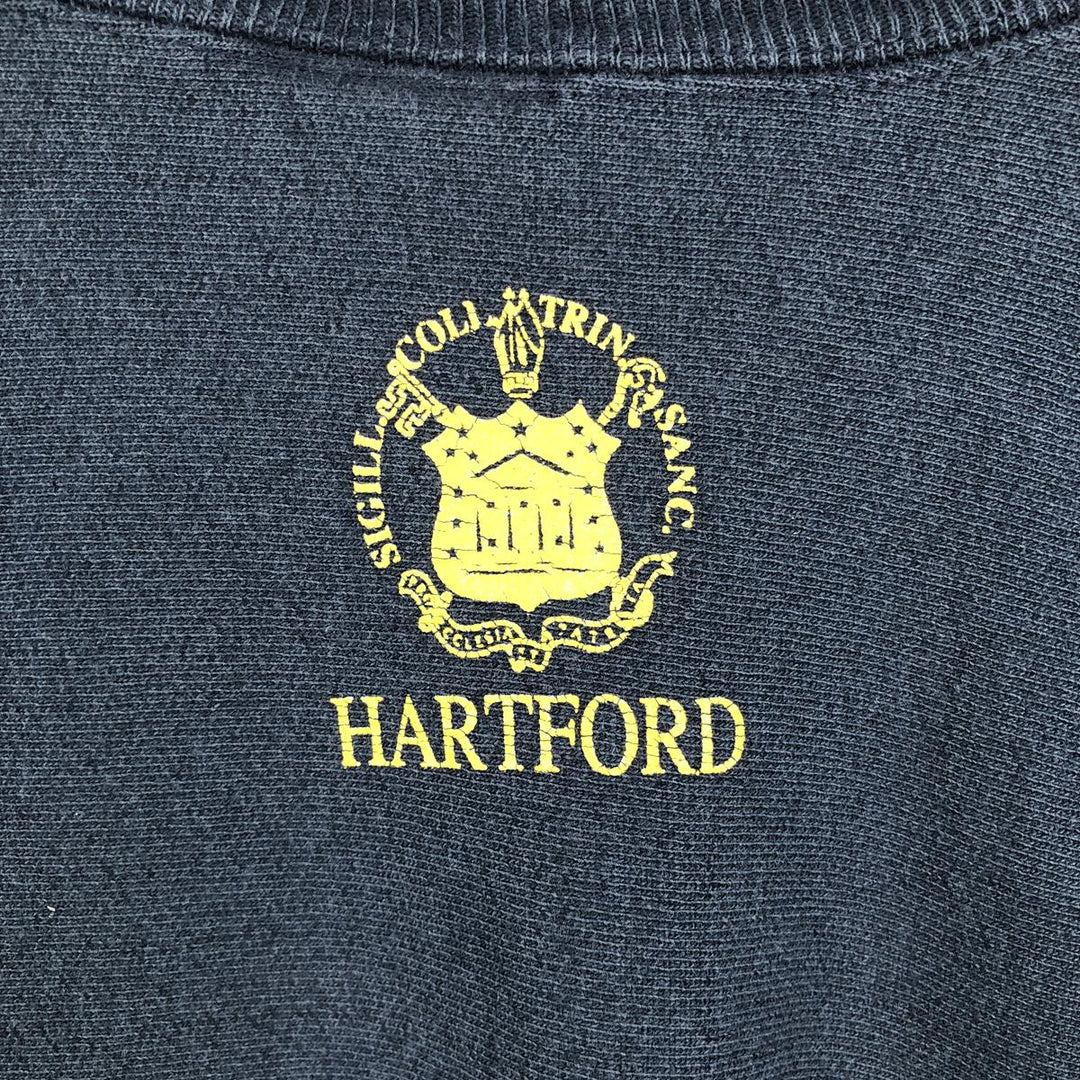 00'S Champion REVERSE WEAVE Reverse Weave College Sweatshirt Trainer Men's L size cotton navy blue type Vintage Second Hand