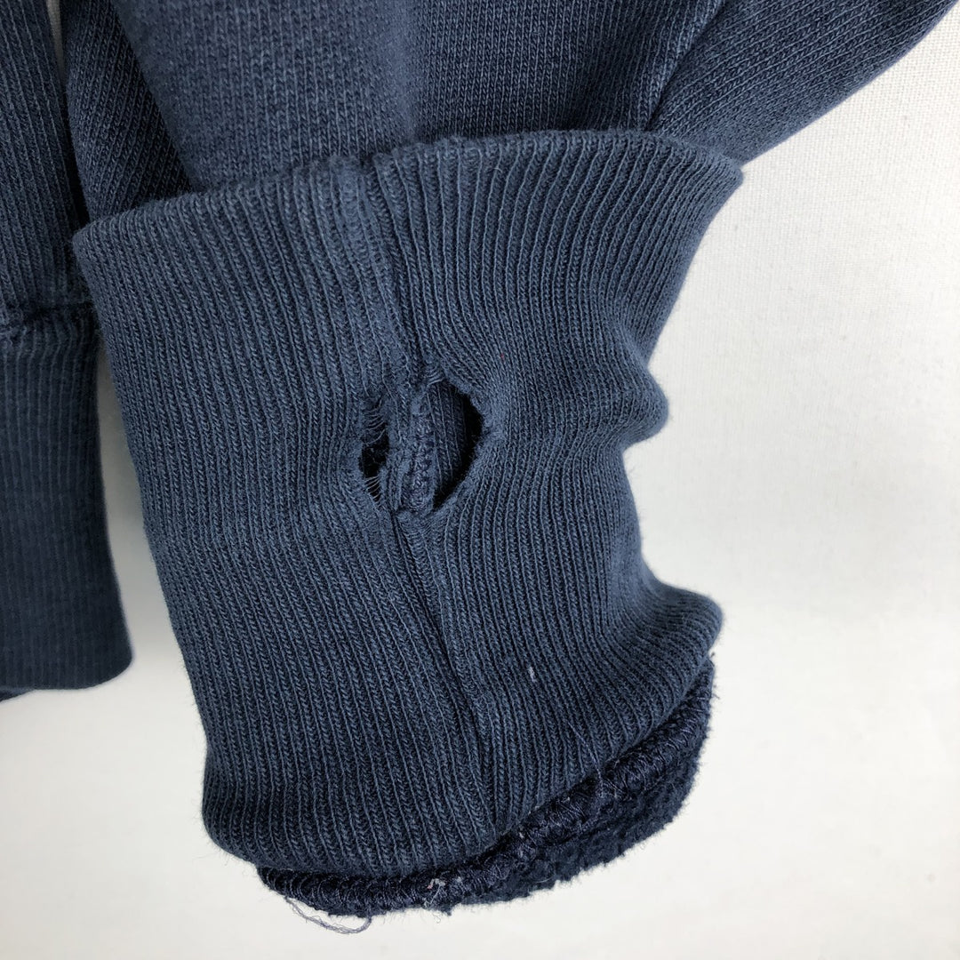 00'S Champion REVERSE WEAVE Reverse Weave College Sweatshirt Trainer Men's L size cotton navy blue type Vintage Second Hand