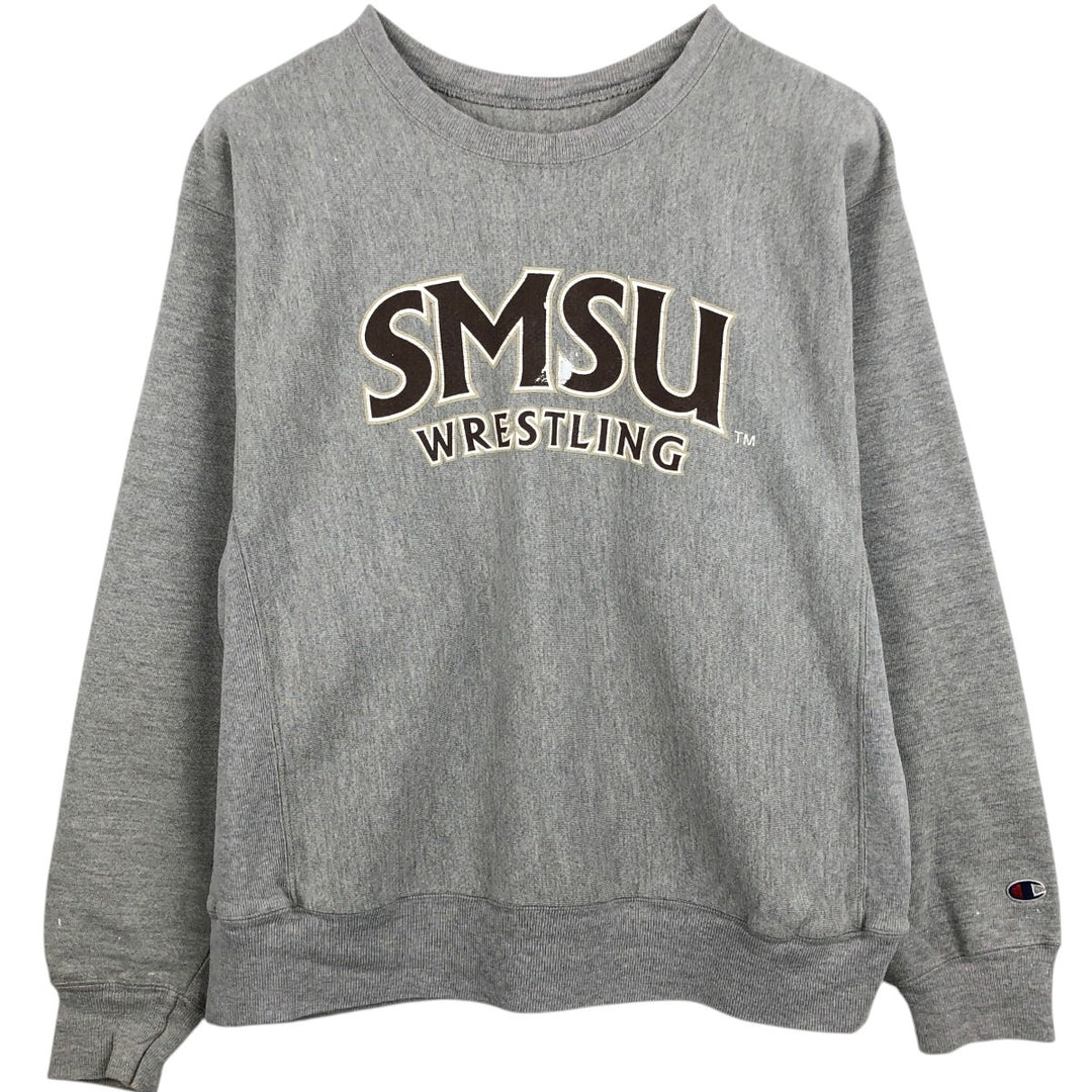 2000'S Champion Premium Reverse Weave College Sweatshirt, Men's Size Medium cotton gray type Vintage Second Hand