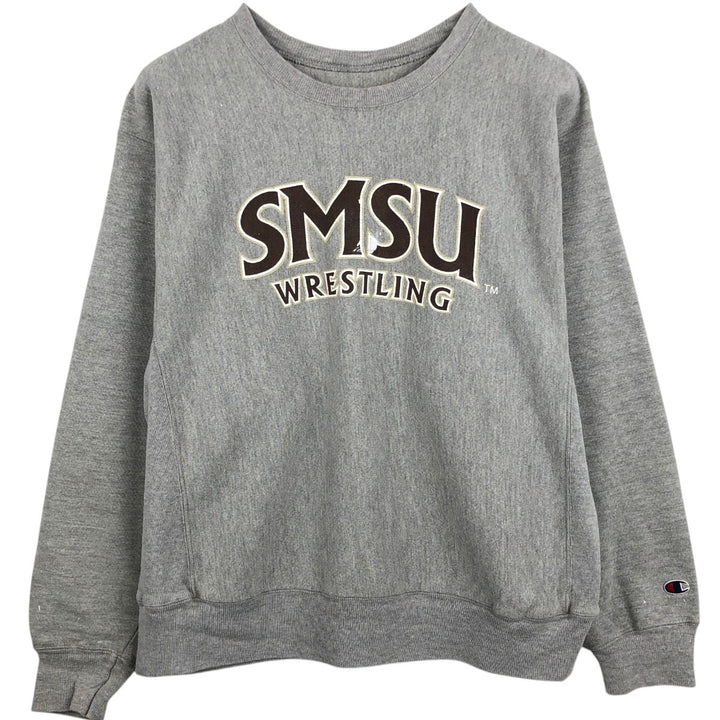 2000'S Champion Premium Reverse Weave College Sweatshirt, Men's Size Medium cotton gray type Vintage Second Hand